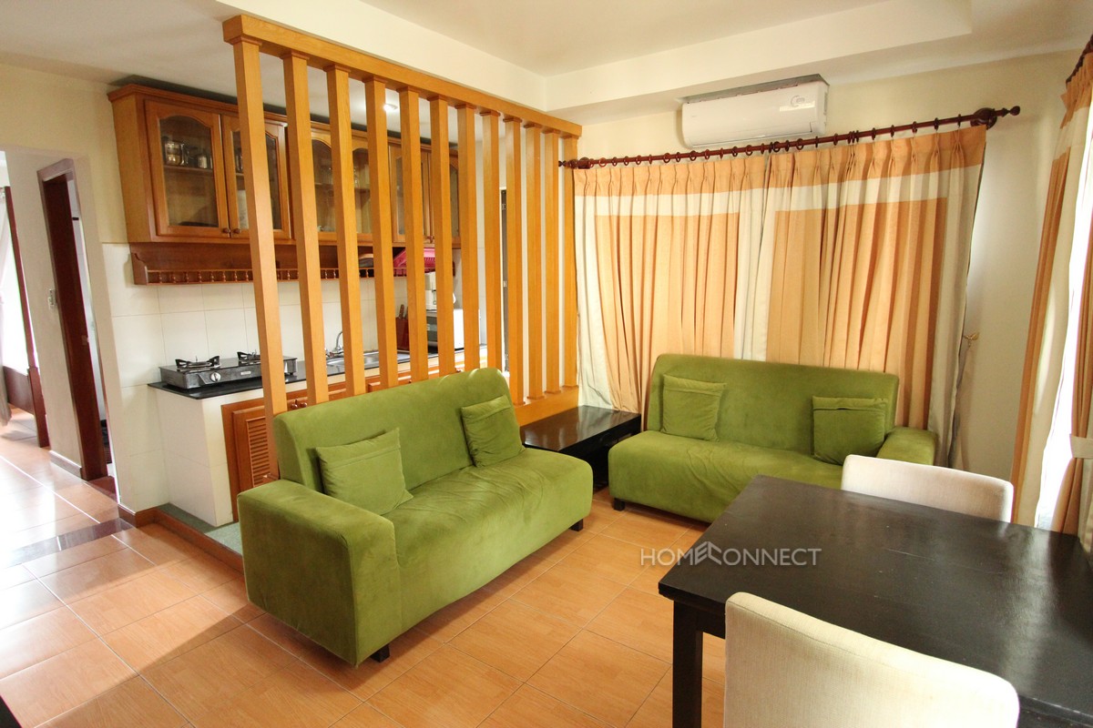 Fully serviced 1 bedroom apartment in Tonle Bassac