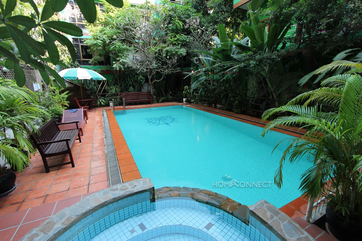 Fully serviced 1 bedroom apartment in Tonle Bassac