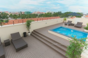 Luxury 3 bedroom apartment in Wat Phnom