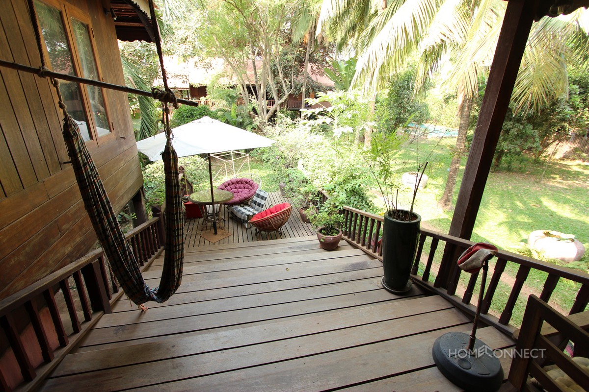 Traditional 2 bedroom Khmer villa in Chroy Chungva