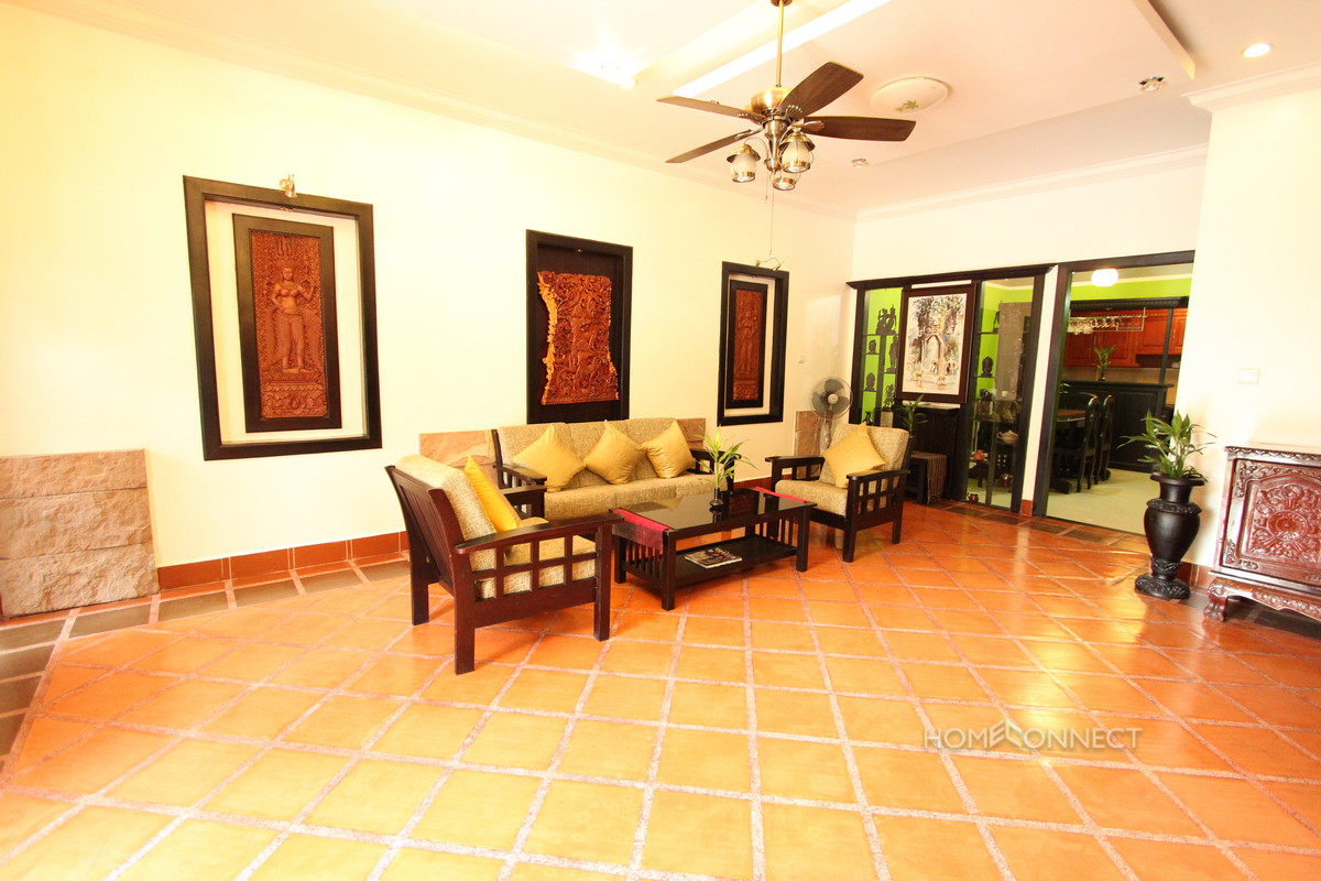 Beautifully Decorated 4 Bedroom Townhouse in Tonle Bassac | Phnom Penh