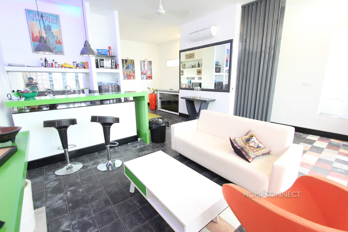 Large Terrace 2 Bedroom Apartment Near Central Market | Phnom Penh