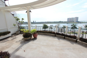 Large Terrace 1 Bedroom Apartment on Riverside | Phnom Penh