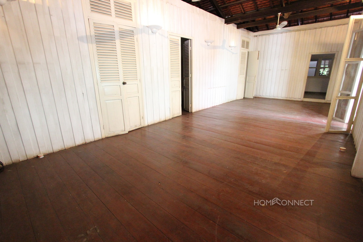 Spacious Wooden Villa With a Pool in BKK1 | Phnom Penh Real Estate