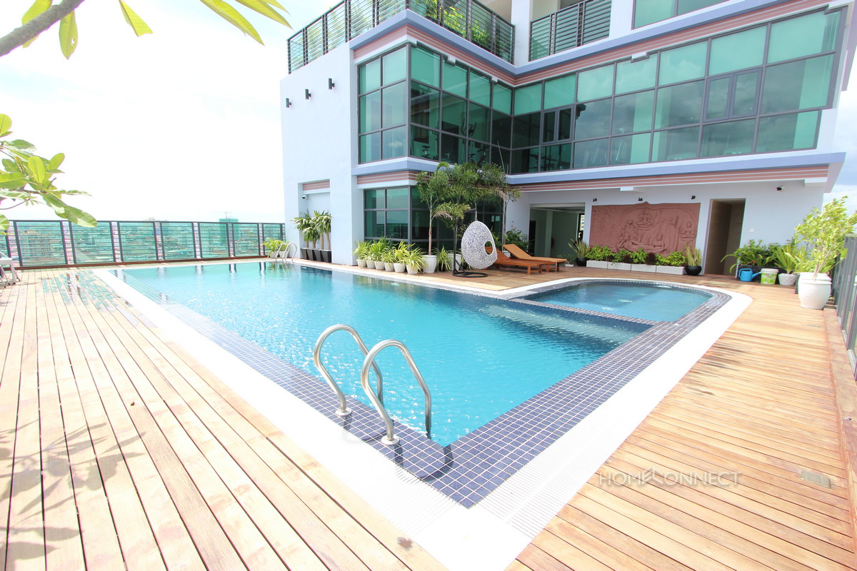New 2 Bedroom Western Style Apartment For Rent In BKK3 | Phnom Penh Real Estate