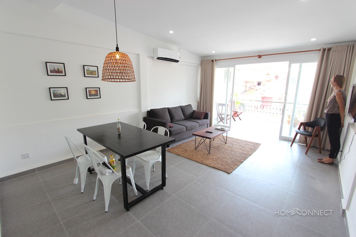 Big Balcony 2 Bedroom Apartment In Daun Penh | Phnom Penh Real Estate