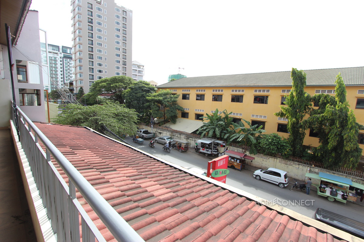 Large Terraced 2 Bedroom Apartment in BKK1 | Phnom Penh Real Estate