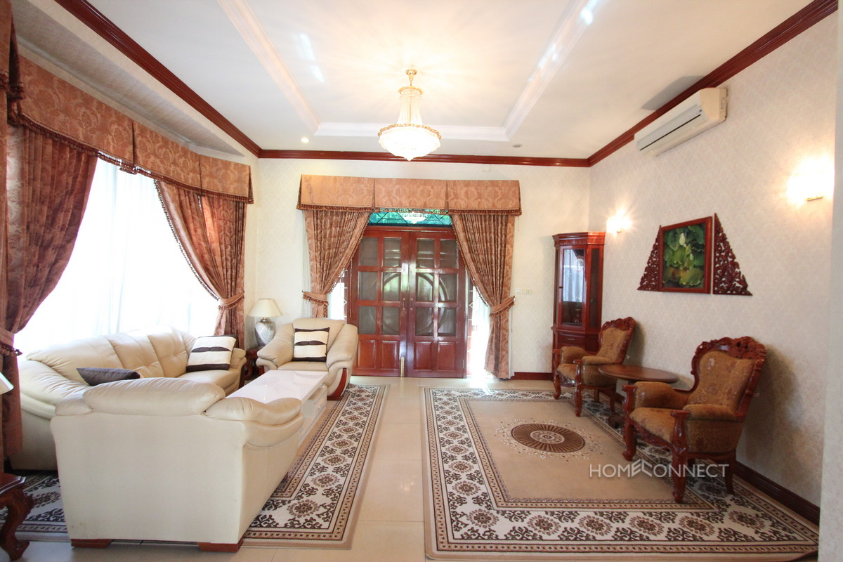 Private Pool 4 Bedroom Villa For Rent In Tonle Bassac | Phnom Penh Real Estate