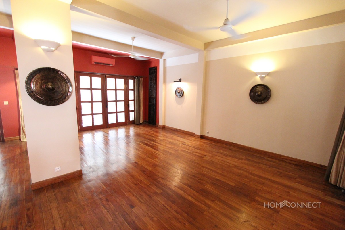 French Colonial 6 Bedroom Villa Near Royal Palace For Rent | Phnom Penh Real Estate