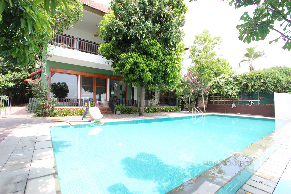 Private Pool 5 Bedroom Villa For Rent In Chroy Chungva | Phnom Penh Real Estate