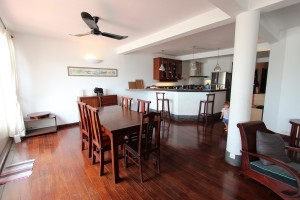 French Colonial 3 Bedroom Apartment For Rent on Riverside | Phnom Penh Real Estate