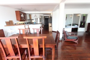 French Colonial 3 Bedroom Apartment For Rent on Riverside | Phnom Penh Real Estate