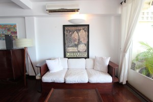 French Colonial 3 Bedroom Apartment For Rent on Riverside | Phnom Penh Real Estate