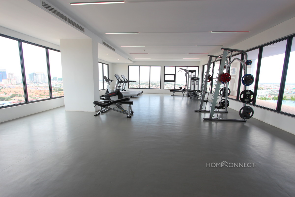 Stunning Modern 1 Bedroom 1 Bathroom Apartment in Tonle Bassac | Phnom Penh Real Estate