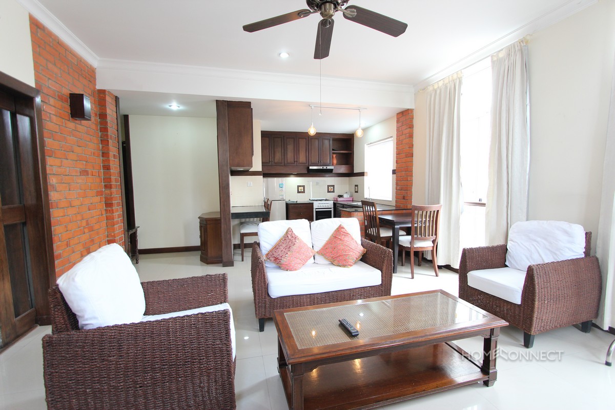 Serviced Modern 1 Bedroom 1 Bathroom Apartment in 7 Makara | Phnom Penh Real Estate