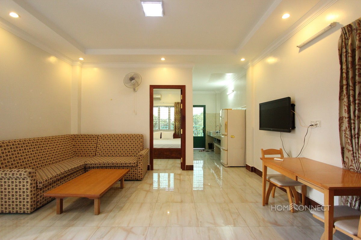 Spacious 2 Bedroom 2 Bathroom Apartment for Rent near Tonle Bassac | Phnom Penh Real Estate