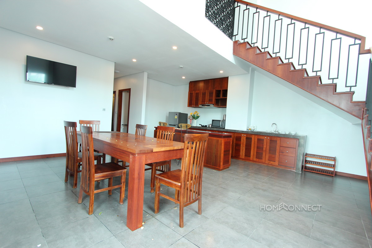 Modern 4 Bedroom Penthouse For Rent in BKK1 | Phnom Penh Real Estate