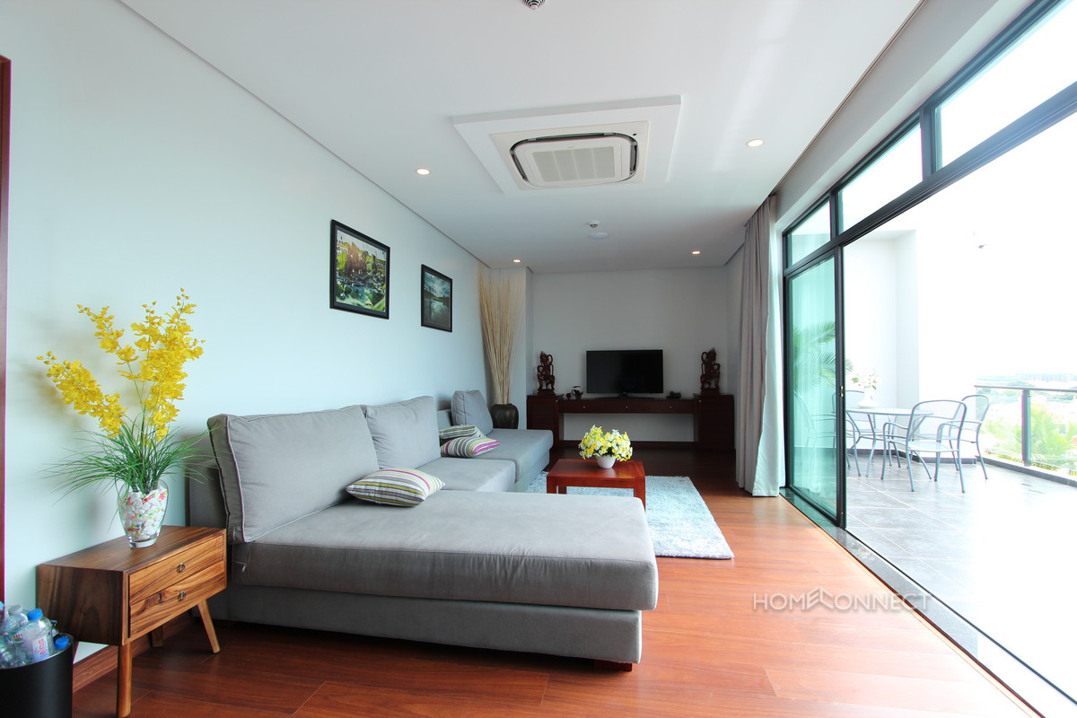 Modern 4 Bedroom Penthouse For Rent in BKK1 | Phnom Penh Real Estate