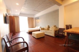 Modern Serviced Studio Apartment for Rent in BKK1 | Phnom Penh Real Estate