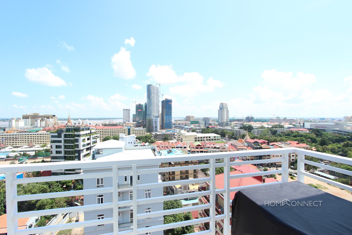 New Modern 1 Bedroom 1 Bathroom Apartment For Rent in Tonle Bassac | Phnom Penh Real Estate