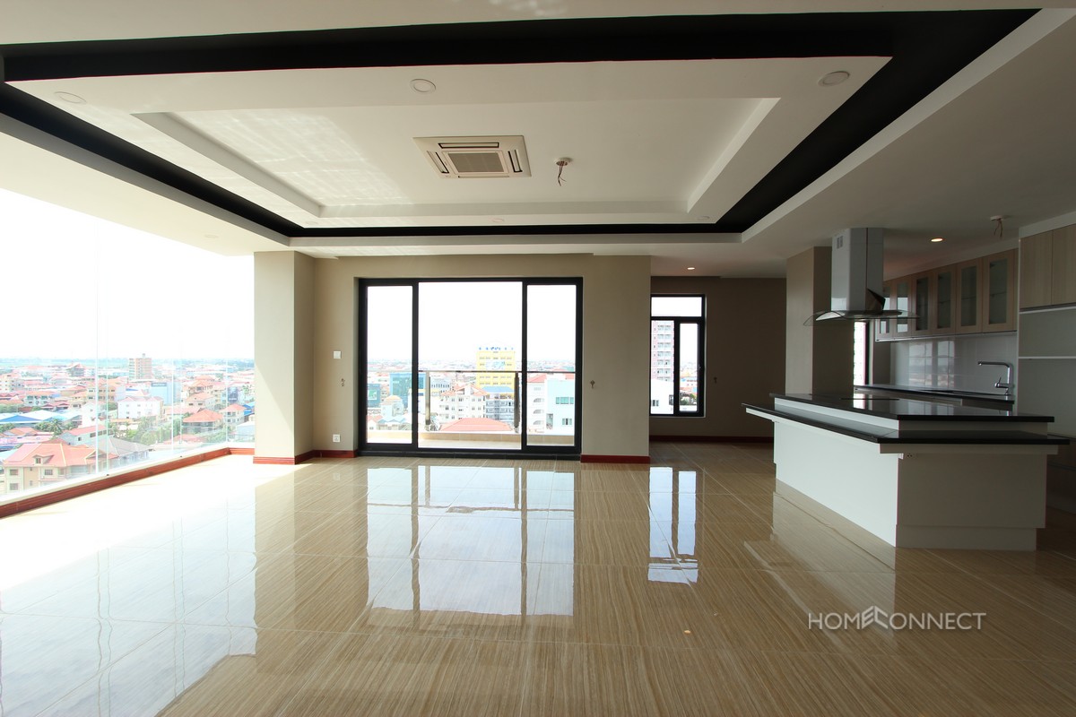 Luxurious 3 Bedroom 3 Bathroom Penthouse for Rent Near Russian Market | Phnom Penh Real Estate