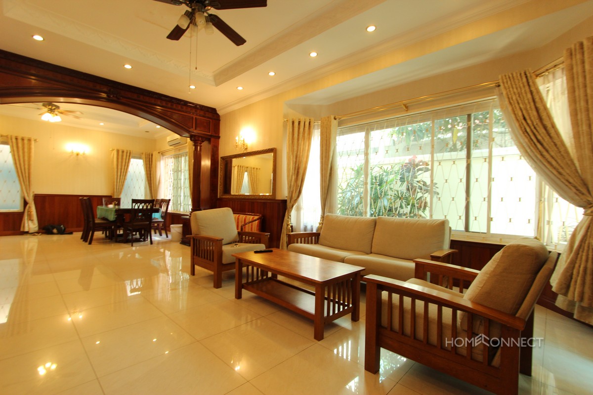 Family Sized 3 Bedroom Villa Beside Aeon Mall | Phnom Penh Real Estate