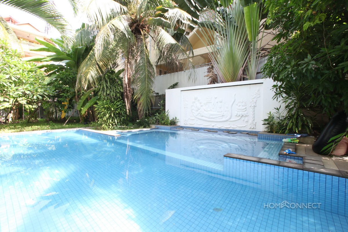 Swiss Designed 6 Bedroom Villa With Pool For Rent | Phnom Penh Real Estate