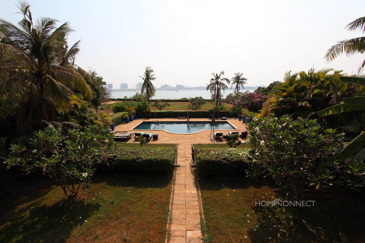 Beautiful 5 bedroom Villa For Sale on The Mekong | Phnom Penh Real Estate